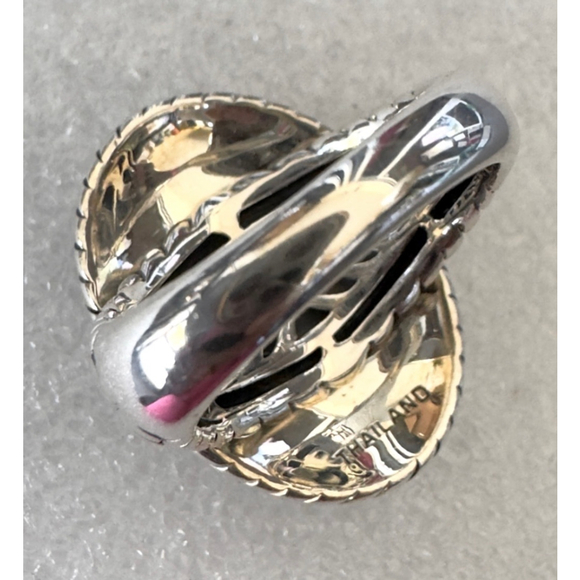 JAI Sterling Silver 925 Heritage Statement Ring, size 6 - Picture 9 of 10